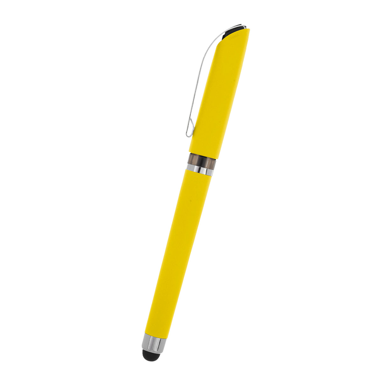 AVENDALE VELVET TOUCH STYLUS GEL PEN - Yellow