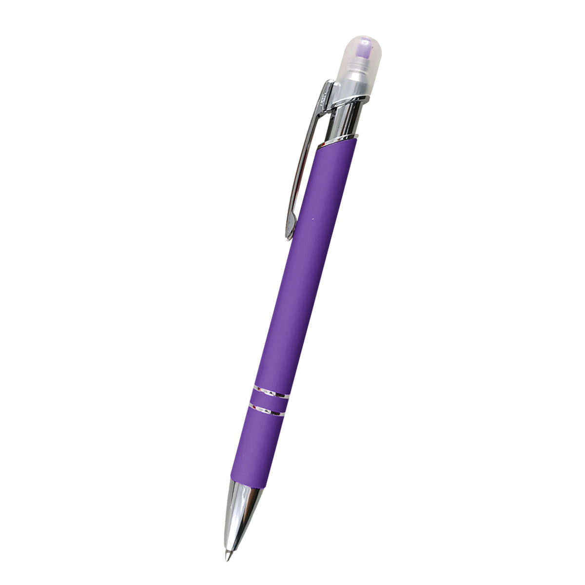 Mia Incline Pen With Highlighter - Purple