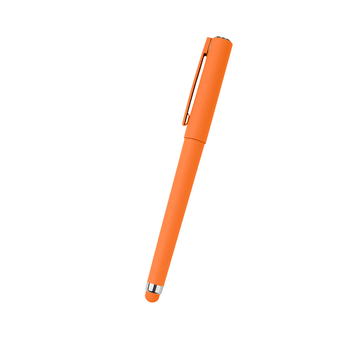 Jazzy Gel Pen With Stylus - Orange