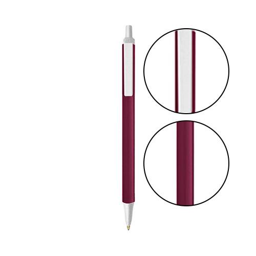 Burgundy BIC® Clic Stic® Pen - Burgundy With White