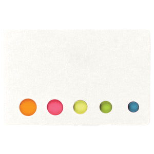 Sticky Flags In Pocket Case - White