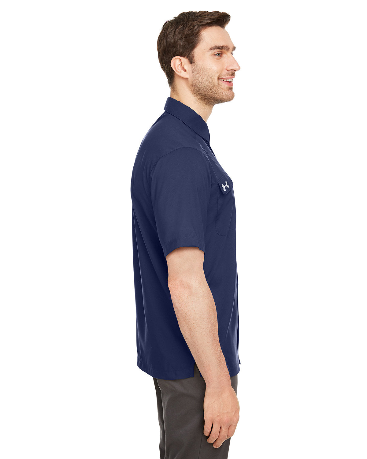 Under Armour Men's Motivate Coach Woven Shirt - Side