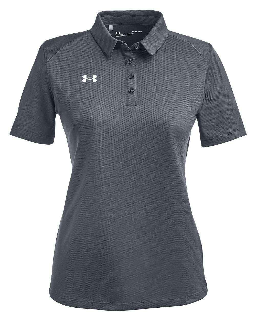 Under Armour Ladies' Tech™ Polo - Cs Grey Light Heather/ White