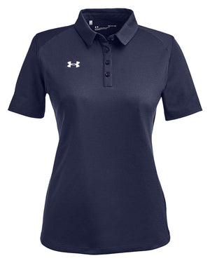 Under Armour Ladies' Tech™ Polo - Midnight Navy/ White
