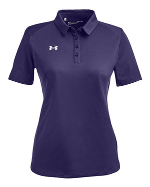 Under Armour Ladies' Tech™ Polo - Purple/ White