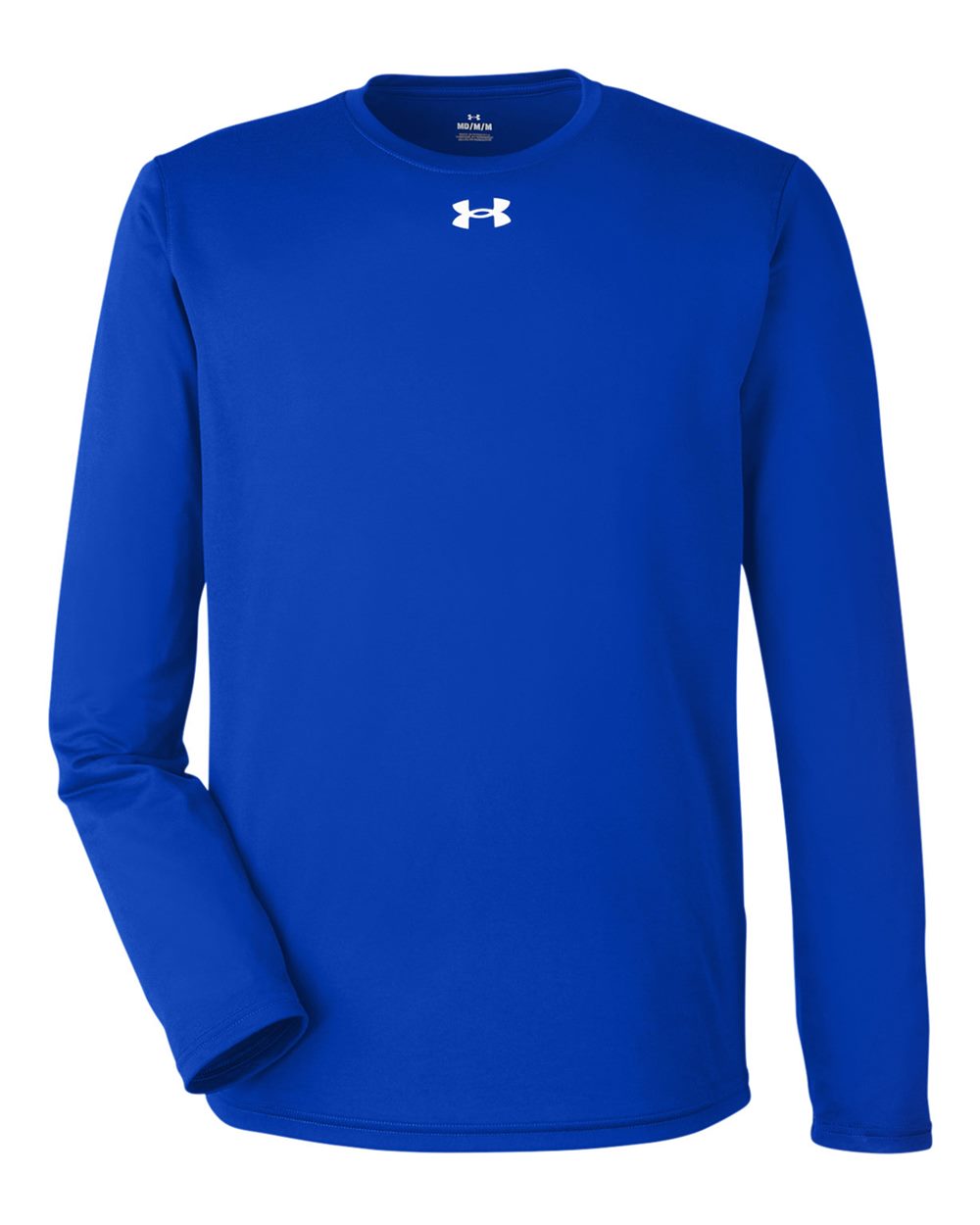 Under Armour Men's Team Tech Long-Sleeve T-Shirt - Royal/ White