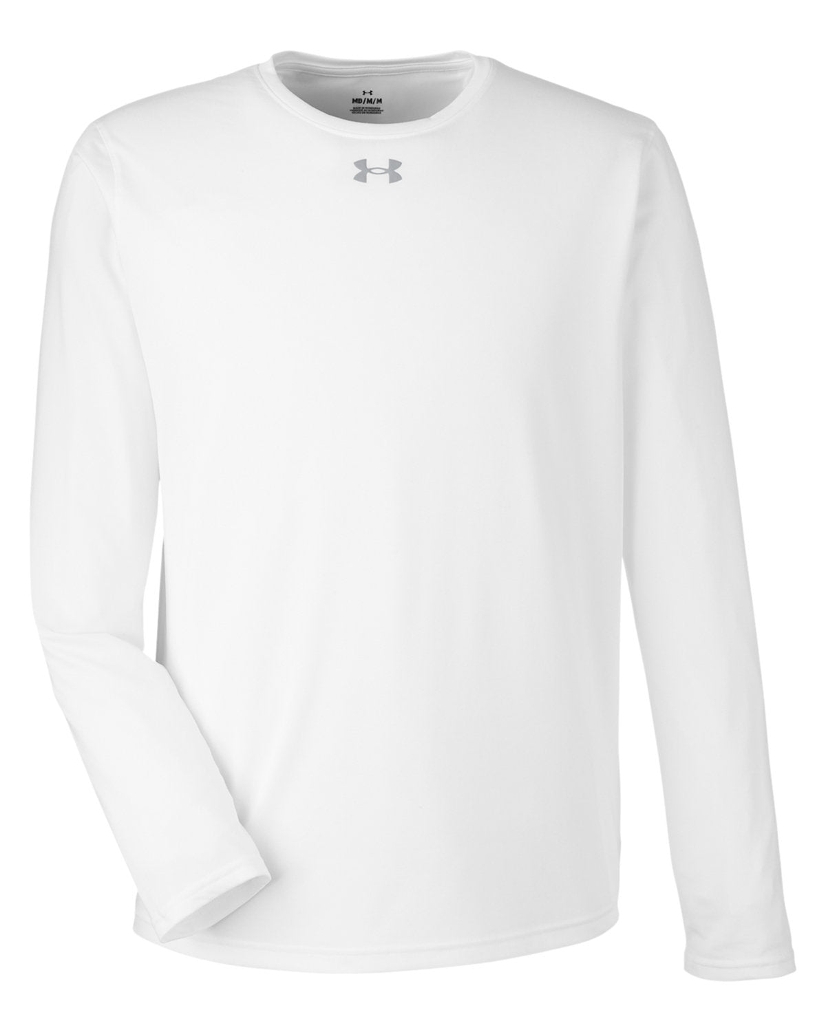 Under Armour Men's Team Tech Long-Sleeve T-Shirt - Wht