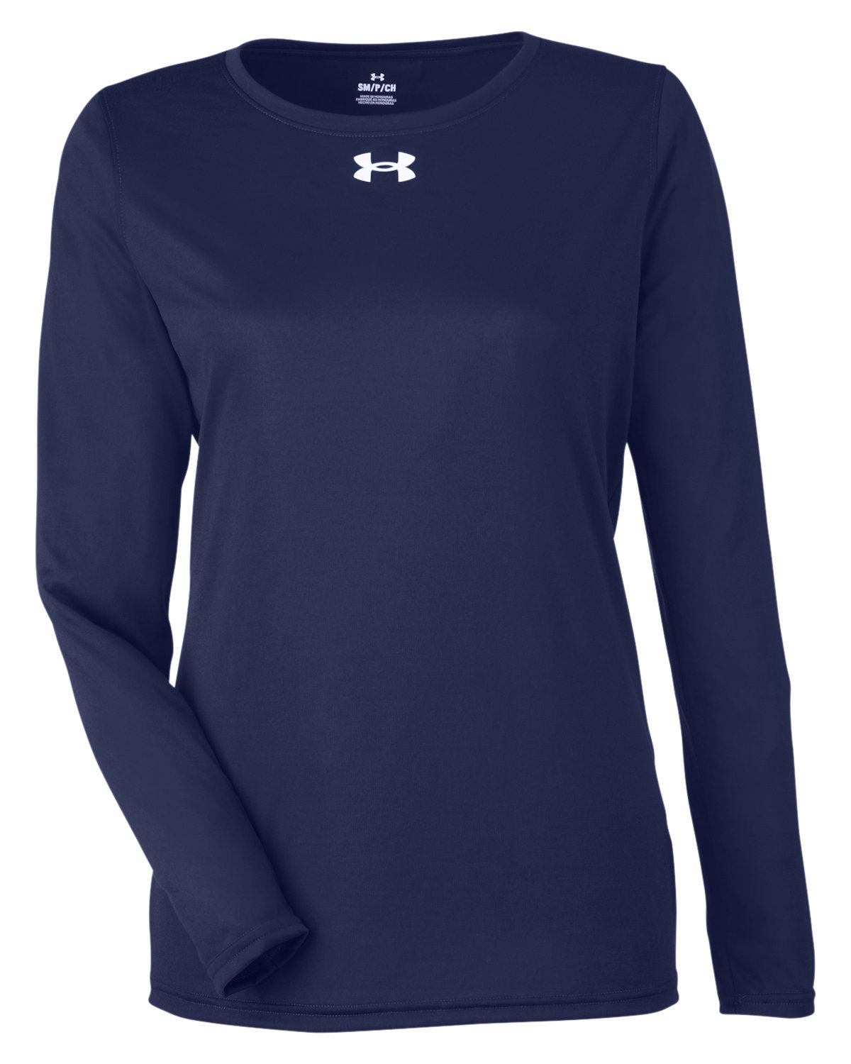 Under Armour Ladies' Team Tech Long-Sleeve T-Shirt - Mid Nvy