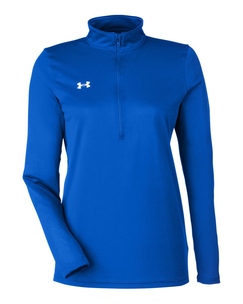 Under Armour Ladies' Team Tech Half-Zip - Royal/ White