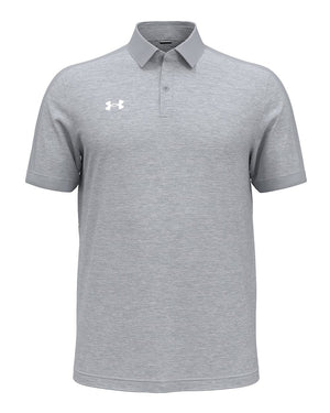 Under Armour Men's Trophy Level Polo - Mod Grey/ White