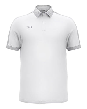 Under Armour Men's Trophy Level Polo - White/ Mod Grey