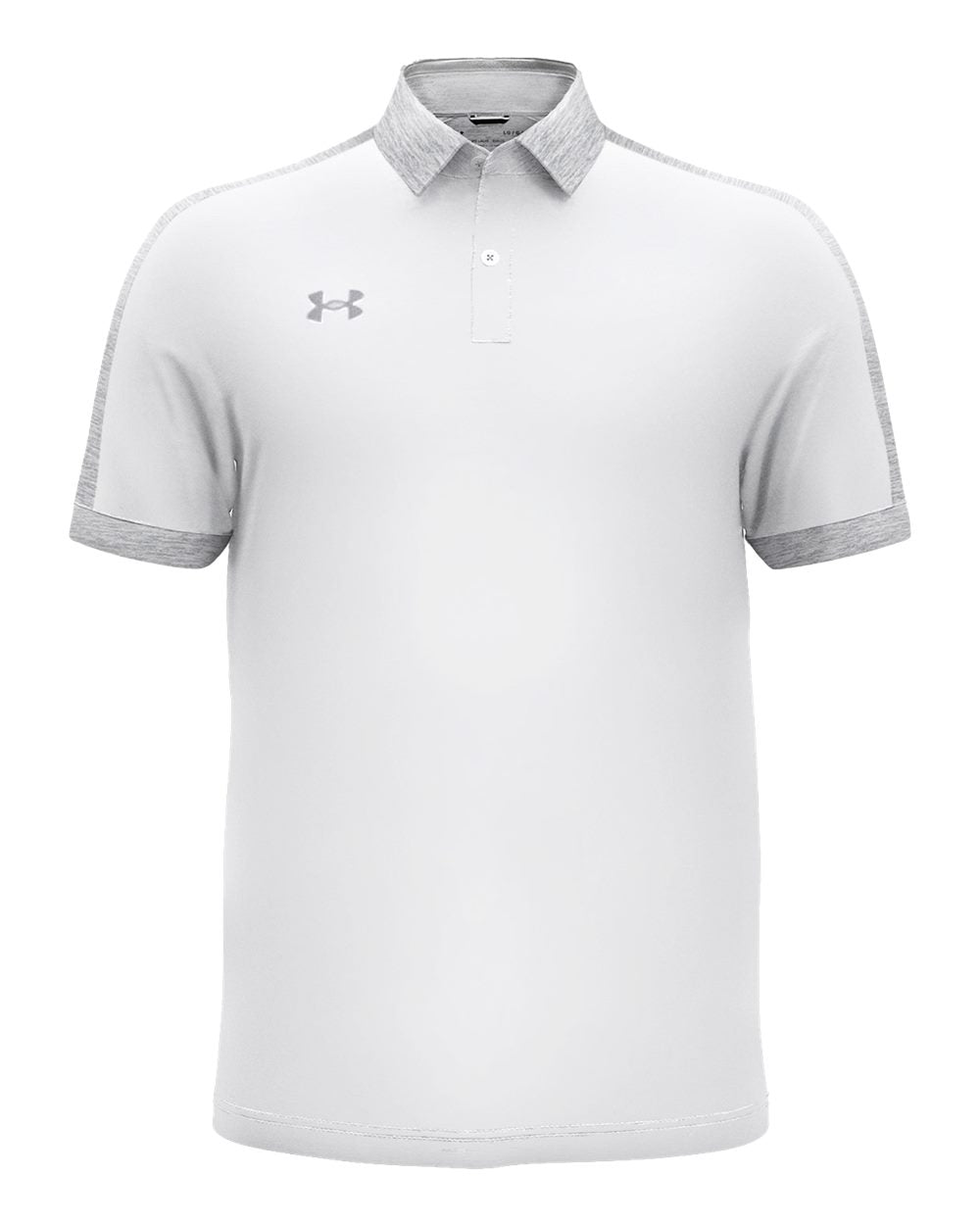 Under Armour Men's Trophy Level Polo - White/ Mod Grey