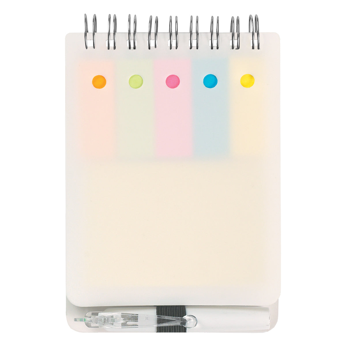 Spiral Jotter With Sticky Notes, Flags & Pen