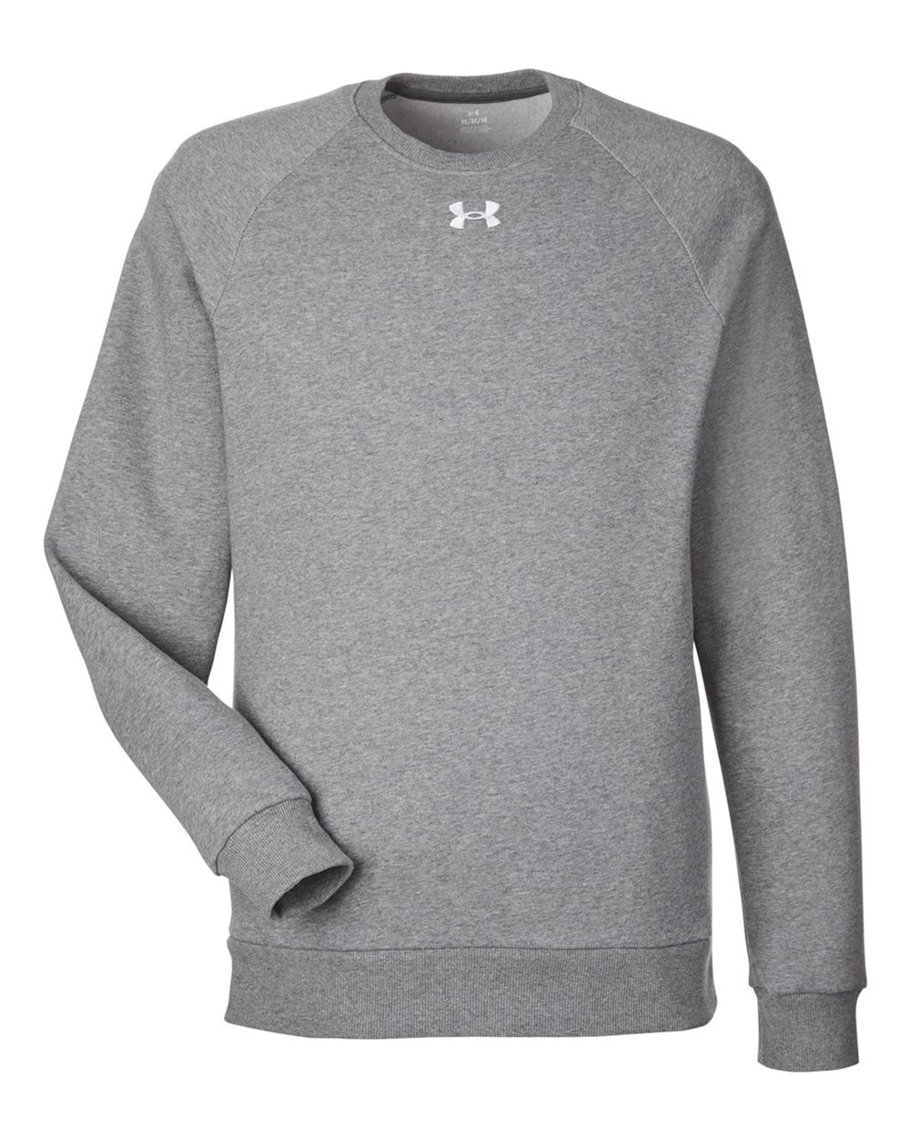 Under Armour Men's Rival Fleece Sweatshirt - Cs Grey Light Heather/ White