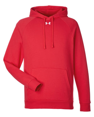 Under Armour Men's Rival Fleece Hooded Sweatshirt - Red