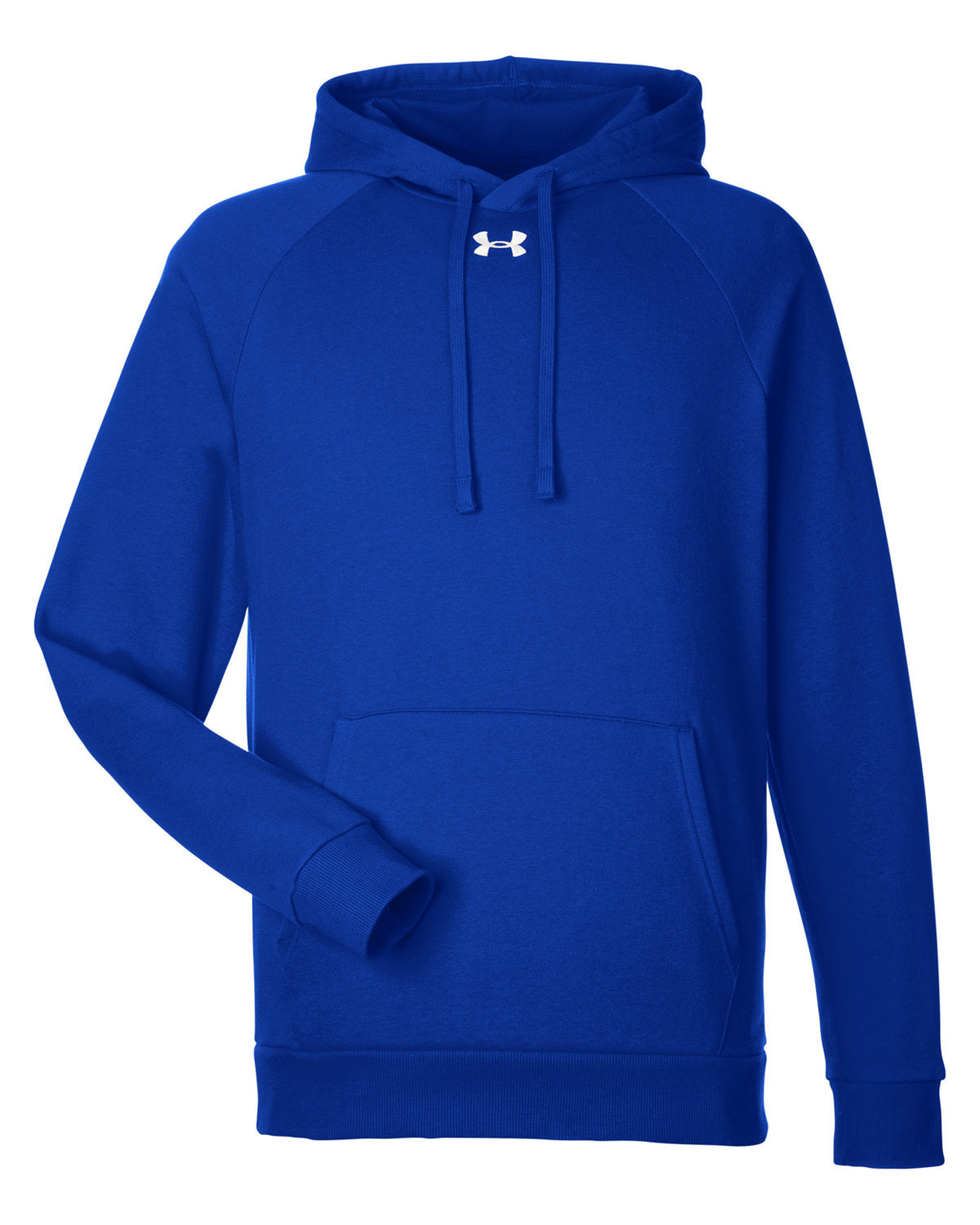 Under Armour Men's Rival Fleece Hooded Sweatshirt - Royal/ White