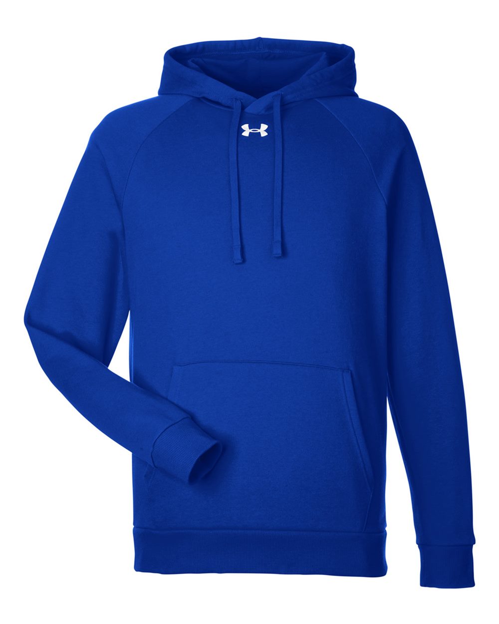 Under Armour Men's Rival Fleece Hooded Sweatshirt - Royal/ White