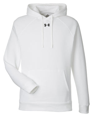Under Armour Men's Rival Fleece Hooded Sweatshirt - White
