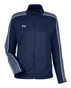 Under Armour Ladies' Command Full-Zip 2.0 - Midnight Navy/ White