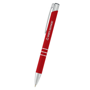 Softex Dash Pen - Ruby Red With Blue Ink