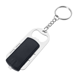 Bottle Opener Key Light - Black