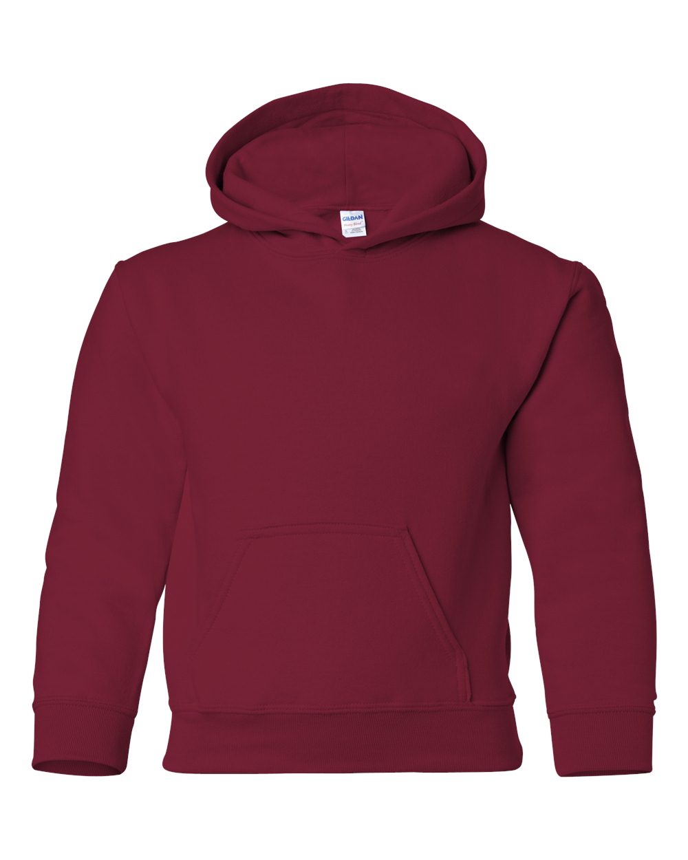 Gildan Youth Heavy Blend™ Hooded Sweatshirt - Cardinal Red