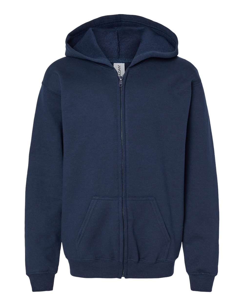 Gildan Youth Heavy Blend™ Youth Full-Zip Hooded Sweatshirt - Navy