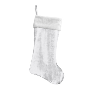 Sublime Series Holiday Stocking - White