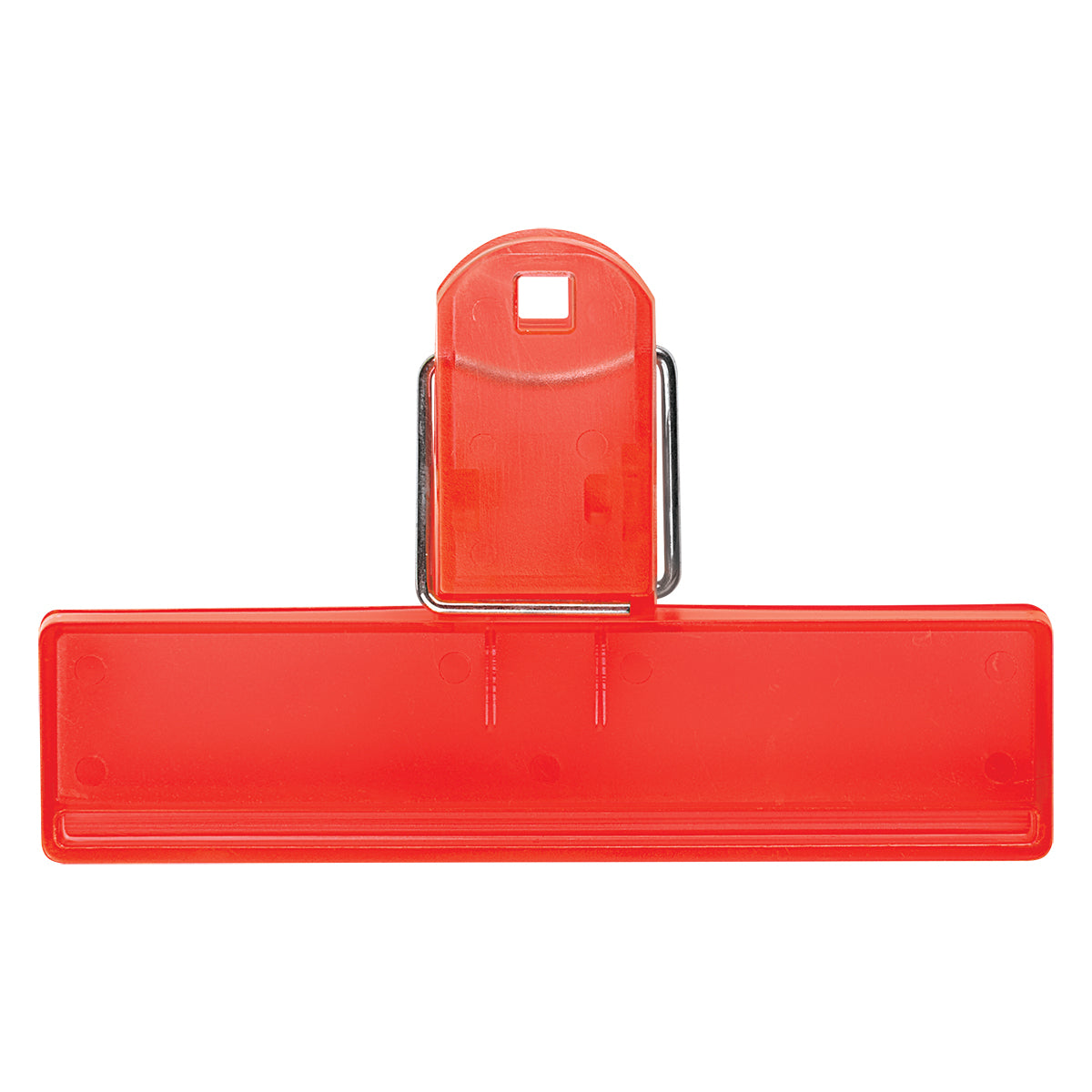 4" Bag Clip - Translucent Red