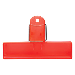 4" Bag Clip - Translucent Red