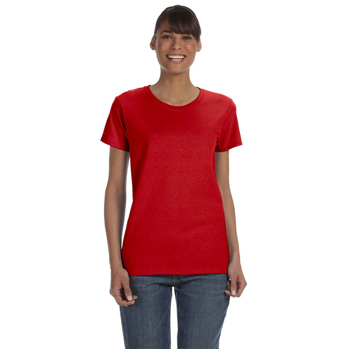 Gildan Ladies' Heavy Cotton™ T-Shirt - Red