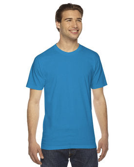 American Apparel Unisex Fine Jersey Short-Sleeve T-Shirt - Teal