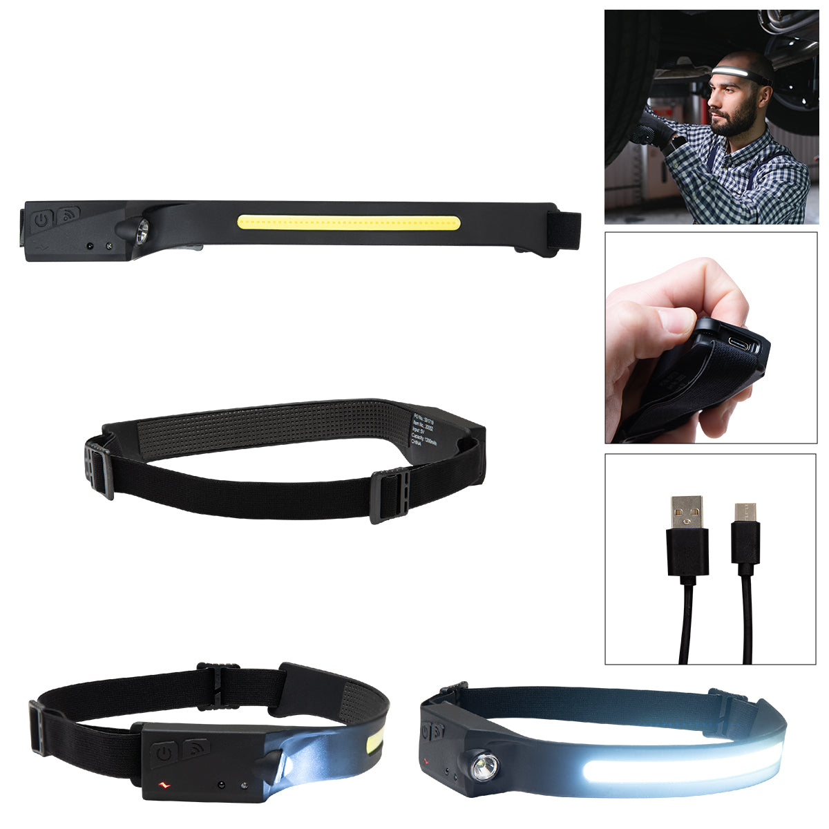 Rechargeable Cob Headlamp