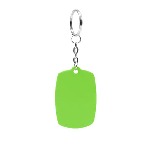 Everton Silicone Key Ring - Lime