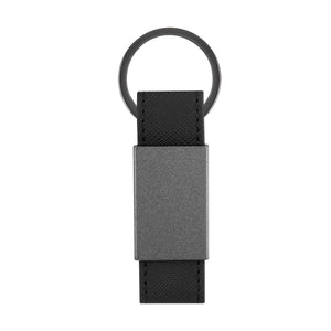 Paxton Leatherette Key Tag - Black