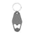 Motel Style Metal Key Tag With Bottle Opener