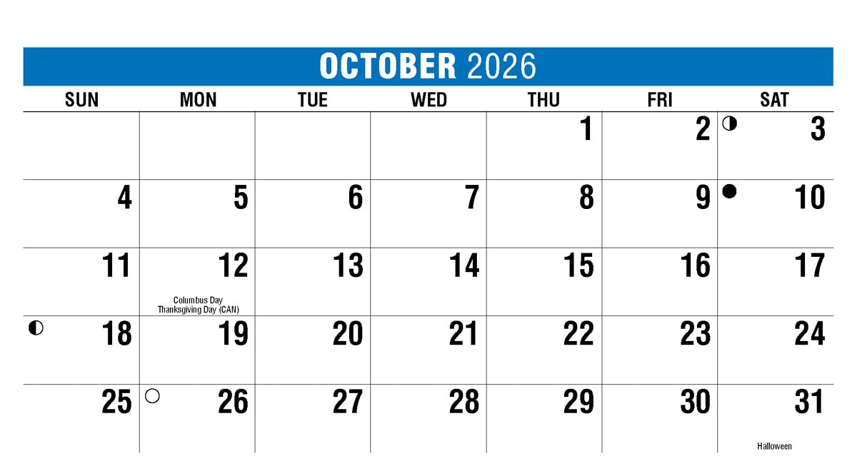 Scenes of America 2026 Promotional Desk Calendar