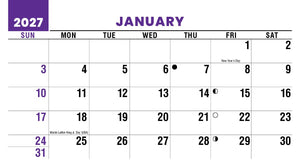 Homes 2027 Promotional Desk Calendar