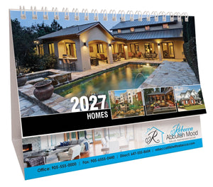 Homes 2027 Promotional Desk Calendar - 2027-DSK0069 - WHITE