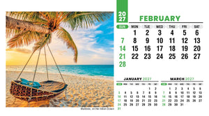Sun, Sand & Surf 2027 Promotional Desk Calendar