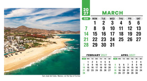 Sun, Sand & Surf 2027 Promotional Desk Calendar
