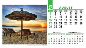 Sun, Sand & Surf 2027 Promotional Desk Calendar