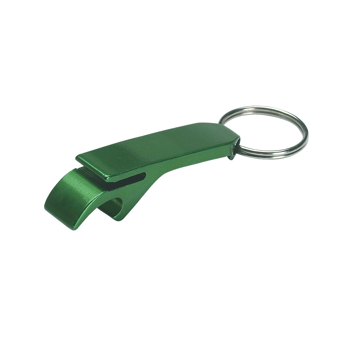Aluminum Bottle/Can Opener Key Ring - Green