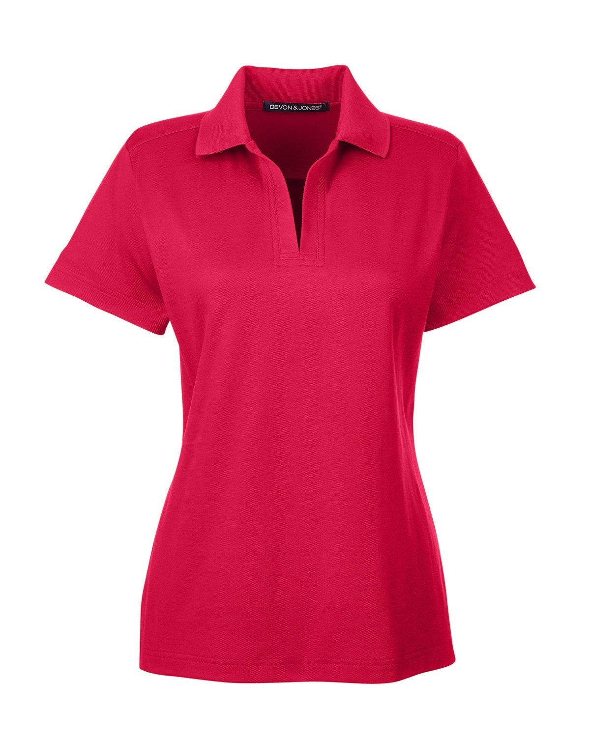 CrownLux Performance™ Ladies' Plaited Polo - Red