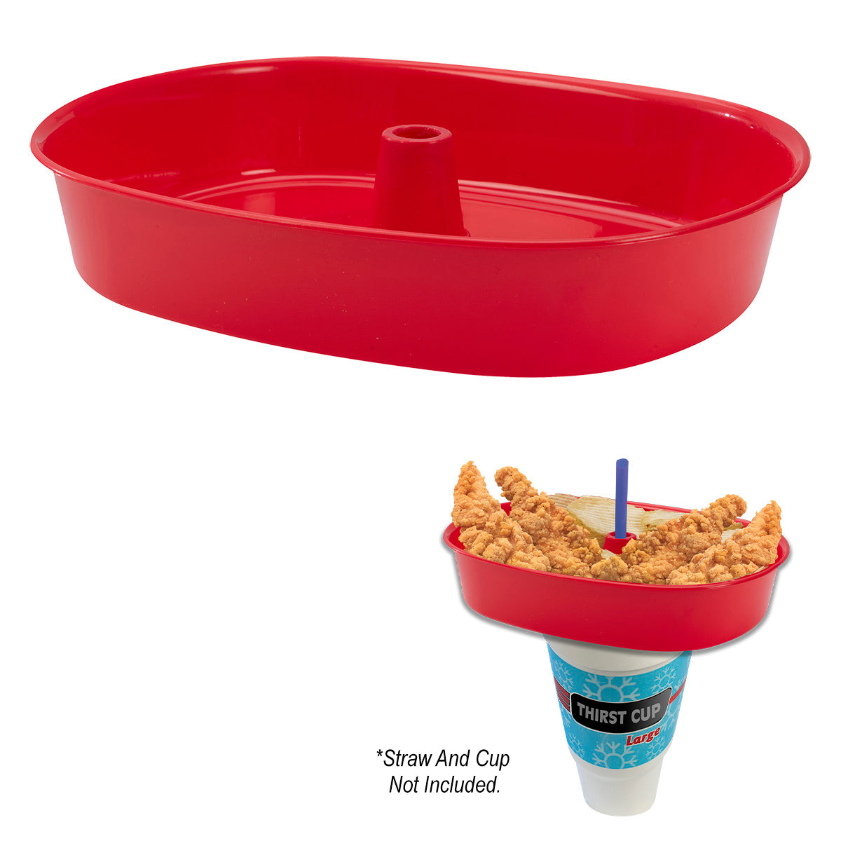 30 Oz. Oval Grub Tub® - Red