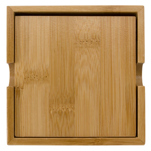 Bamboo Coaster Set - Natural