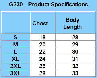 Gildan Unisex Ultra Cotton® Pocket T-Shirt - Specs