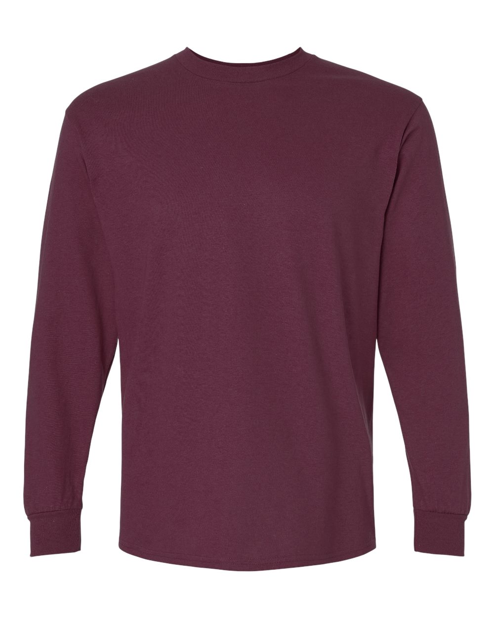 Gildan Adult Ultra Cotton® Long-Sleeve T-Shirt - Maroon
