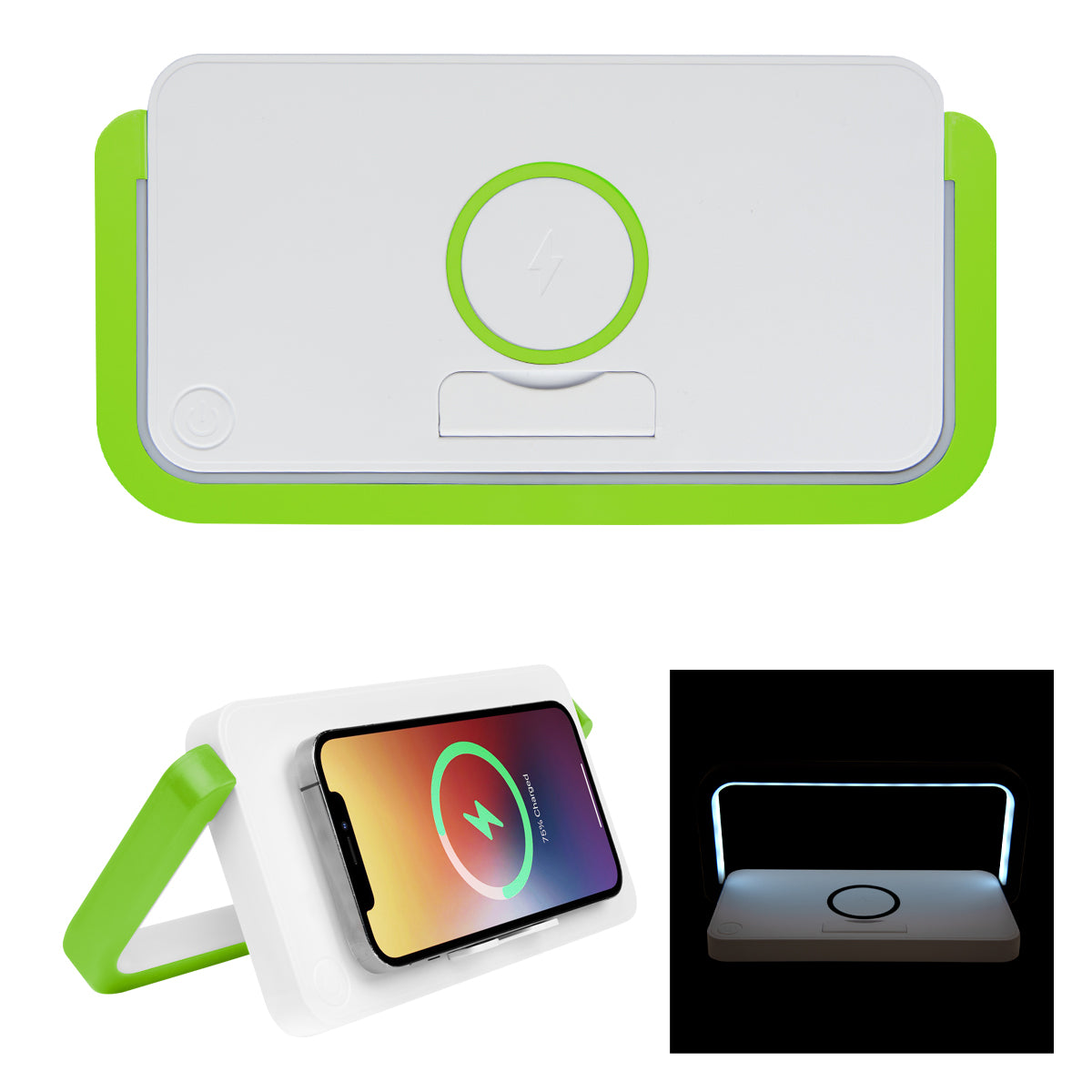 Desktop Reading Lamp Wireless Charger - Lime