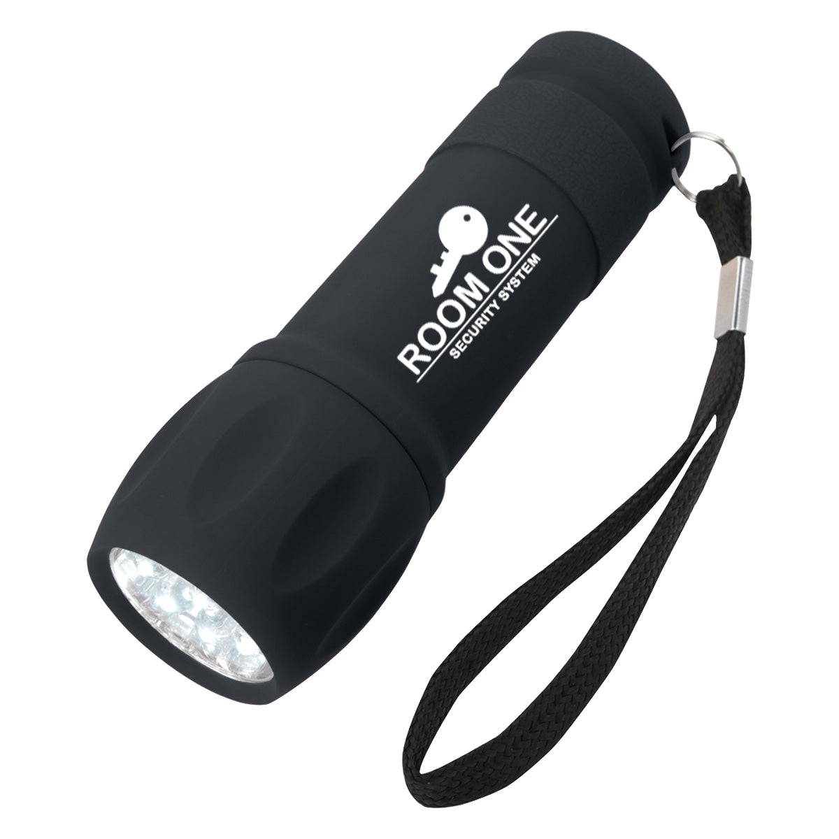Rubberized Torch Light With Strap